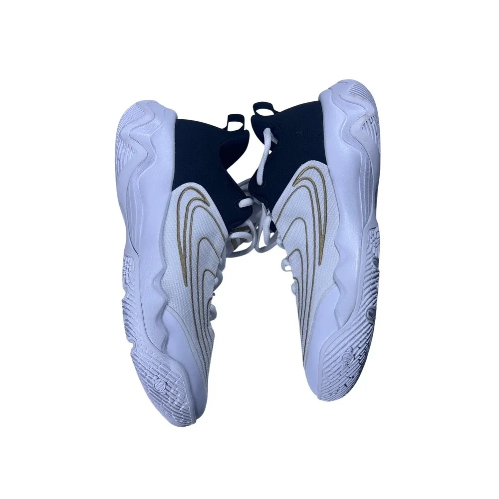 Nike Giannis Immortality 4 White Black Gold Basketball Shoes FZ6734-100 6.5Y‎